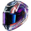 SHARK, Casco Moto Integrale SPARTAN RS CARBON ZARCO SIGNATURE Carbon White Violet DWV, XXL