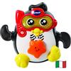 VTech Mosè Nuota con Me, Gioco Bagnetto Interattivo per Bambini, Gioco per Bagnetto con Attivazione a Pulsante Luminoso, 10 Melodie e 2 Canzoni, Lingua Italiana, Batterie Incluse, 1-5 Anni