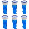Pruojhw Dispositivo antiscarico da pavimento 6 pezzi | Valvola unidirezionale, sifone da pavimento in silicone regolabile per lavello - Guarnizione trappola senza acqua adatta per ugelli tra 40 e 50