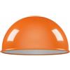 LEDSone Lampada da soffitto, a sospensione, da parete, vintage/industriale, facile da montare, a forma di cupola, con paralume in metallo E27, 60 W, per soggiorno, cucina, bar, hotel. (Arancione)