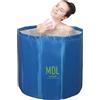 Sinbide Vasca da bagno pieghevole per adulti, vasca da bagno pieghevole per bambini, adatta per docce di sauna e bagni di ghiaccio, vasca da bagno indipendente, senza installazione, 65 x 65 x 70 cm