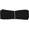 Corderie Italiane 006057345 Treccia poliestere alta tenacità nera, 6 mm, 30 mt
