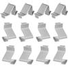 LIFKICH Clip Metalliche per Ripiani 12 Pezzi Supporti per Mensole Armadi e Scaffali da Cucina e Stoccaggio in Metallo