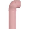 WAZUBC 2m di isolamento per tubi in schiuma, copertura isolante per acqua, nastro adesivo per avvolgimento del tubo, copertura per acqua calda e fredda per interni ed esterni (Rosa)