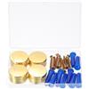 QUARKZMAN 4pz Hardware Montaggio Specchi Senza Cornice Kit Supporti Oro