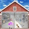 AMZBSGD Zanzariera Magnetica per Porte, Tenda Magnetica, 175x245cm, Anti Zanzare Calamite Tenda, Nessuna Perforazione per Cucina/Camera da Letto/Soggiorno, personalizzabile, Grigio