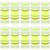 sourcing map 10pcs Piccolo Cilindrico Bolla Livella Fiale 5x12mm PMMA Mini Bolla Orizzontale Livello di Spirito Strumenti di Layout per RV TV Cornice Appeso Strumento Livellatore