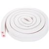 QUARKZMAN Guaina Isolante In Schiuma Per Tubi Rame HVAC, 1/4, 3/8 ID 8ft Tubo Isolante Termico Per Linee Rame Mini Split Condizionatori E Tubi Acqua, Bianco/Rosa