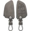 kwmobile Cover copri-chiave compatibile con BMW con 3 tasti Smart Key - Guscio protettivo chiavi auto in pelle PU Nabucco per telecomando macchina