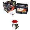 farbrothersonline COMPATIBILE CON MBK CW Booster Spirit 50 1996-2000 BATTERIA OKYAMI GIA' PRONTA ALL'USO OB4L-BR PRECARICATA SIGILLATA ATTIVATA IN FABBRICA 12V 4AH 120X70X92MM