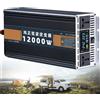 CHENWY Inverter a onda sinusoidale pura 4000W 5000W 6000W 7000W 8000W 10000W 12000W DC 12V 24V 48V 60V a AC 220V 230V Inverter solari di potenza Invertitore di Tensione Fotovoltaico(12000W,12V)