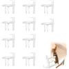GZXUEHU 5 Coppie Clip terminali per finestre roulotte per Dometic Seitz | Clip Terminali per Tende 5 L/H e 5 R/H