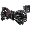 Njprmbq Fari Anteriori Per Fiat Per Panda 319 Per Panda 4x4 Trekking 2012-2018 2IN1 LED Fendinebbia Gruppo DRL 30W H11 Canbus Auto Nebbia Lampada Corsa Diurna(Harness Wire)