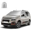 RASHION Copertura Avvolgente per Parabrezza Anteriore Compatibile con Citroen Berlingo Peugeot Partner Opel Combo 2018-2025 - Telone di Protezione Parabrezza Contro Neve Ghiaccio Gelo Sole Impermeabile