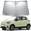 GFWGTS Parasole per parabrezza auto compatibile con Leapmotor T03 2020-2025 2026, protezione UV e dal calore, parasole pieghevole su misura per parabrezza per accessori T03