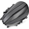TXDBD Cupolino Parabrezza Per Moto Per Yamaha YZF-R3 YZF-R25 YZF R3 R25 2019-2025 Schermo Anteriore Deflettori Vento Parabrezza Carenatura Del Faro Dello(Nero)