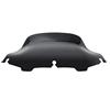Bravema 20,3 cm parabrezza per Harley Davidson Touring Electra Glide Street Glide Tri Glide 1996-2013 Wave (nero)