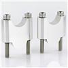 VSmox Moto Manubrio Riser Bar per per YFZ 450 per Grizzly 660 700 per Kodiak 700 per Raptor 250 700 Riser per Montaggio su Manubrio 7/8 22mm Riser Manubrio Moto (Colore : Silver Riser 40mm)