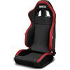SPARCO 009014NRRS Sedile da corsa nero Rosso