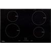 Homgoday Piano cottura a induzione con 4 fuochi touch control vetro 77 cm 7000 W
