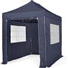 All Seasons Gazebos | 3x2m Pop Up Gazebo con 4 pareti laterali, pacchetto accessori e borsa con ruote | Resistente, completamente impermeabile, di alta qualità (Blu Navy)