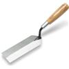 Marshalltown Frattazzo per bordi Marshalltown con manico in legno duro, acciaio al carbonio, cazzuola stretta per posti stretti, dimensioni: 152x51 mm