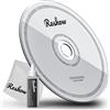 Reshow Kit di pulizia per lettore CD - Set di pulizia per lenti laser e dischi per lettore CD/VCD/DVD, include panno in microfibra, disco di pulizia e soluzione