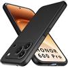 GIOPUEY Cover Compatibile con Honor 600 PRO, Il Materiale TPU Ultrasottile Custodia, Anti Impronta Digitale Phone Case [Resistente all'Usura] [Antiscivolo] - Nero