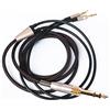 NewFantasia Cavo audio di ricambio compatibile con cuffie Hifiman Sundara, Arya, Ananda da 3,5 mm e 6,35 mm a doppio connettore jack maschio da 3,5 mm, cavo da 3,1 m