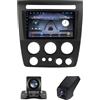 Generic Autoradio 2 DIN con CarPlay/Android Auto, Touchscreen Radio da 9 pollici per Hummer H3 1 2005-2010 Controllo vocale Navigazione GPS WiFi & BT FM/AM telecamera di backup+DVR 4G(C20)