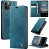 Cracedily Cover per iPhone 11 Pro Case, Libro Custodia Portafoglio Premium Pelle PU, Slot Scheda, RFID Shieldon, Chiusura Magnetico Aletta Antiurto Case Custodia per Apple 11 Pro, Blu-verde