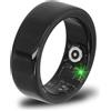 Garsent Smart Ring Health Tracker, Contapassi Impermeabile IP68 Smart Health Ring per Sport da Uomo (Taglia USA 10)