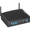 FANPEEC Mini PC Industriale Senza Ventola Core i5-8350U (max 3,6 GHz) 16GB DDR4 RAM 256GB M.2 SSD PC Industriale 2xHD, Fanless computer Win 11 Pro/Linux, WiFi 5, BT4.2, 8xUSB, Power On Auto