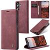 Sojlecyu Cover per Samsung Galaxy A05S Custodia, a Libro Portafoglio in Premium Pelle PU Porta Carte Flip Case Supporto Protezione Case Cover per Samsung Galaxy A05S, Vino Rosso