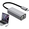 LearnLyrics Adattatore di Rete USB 2.0 da 100 M, USB Tipo C a Ethernet, per Computer