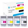 XL-Ink Compatibile con Canon PFI-120 (MBK/C/M/Y) Pack of 4 Compatible with Canon ImagePROGRAF TM-200 TM-205 TM-255 TM-300 TM-305 Printers