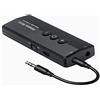 Josenidny Trasmettitore Bluetooth 5.0 ricevitore 3 in 1, adattatore audio wireless da 3,5 mm per TV, PC, cuffie, audio domestico e auto
