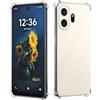 GIOPUEY Cover Compatibile con TCL NxtPaper 70 PRO, TPU Ultrasottile HD Case, Protezione del Cuscino d'Aria - Trasparente