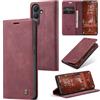 Sojlecyu Cover per Samsung Galaxy S26 Plus Custodia, a Libro Portafoglio in Premium Pelle PU Porta Carte Flip Case Supporto Protezione Case Cover per Samsung Galaxy S26 Plus, Vino Rosso