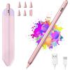 KBCASE Pennino capacitivo per Apple iPad 2018-2024 KBCASE Apple Pencil compatibile con iPad 10/9/8/7/6th Gen, iPad Mini 6/5th Gen, iPad Air 5/4/3th, iPad Pro 11/12.9 con ricarica rapida di 15 minuti, 5