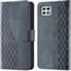 CaseGla Cover per Samsung Galaxy A22 5G Case PU Pelle Custodia RFID Blocco Kickstand Chiusura magnetica Slot per Schede Portafoglio Flip Custodia per Samsung A22 5G Cover,Gris