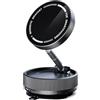 Generico Car Magnetic Phone Holder, Universal 360° Rotation Suction Cup for Stable Grip, Hands-Free Driving, Gym, Office, and Kitchen Use with Adjustable Angle, Compact Design, Black Finish, Easy Installation