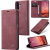 Sojlecyu Cover per Samsung Galaxy A26 5G Custodia, a Libro Portafoglio in Premium Pelle PU Porta Carte Flip Case Supporto Protezione Case Cover per Samsung Galaxy A26 5G, Vino Rosso