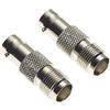 Keple Adattatore Da Spina BNC A Spina TNC, 50 Ohm, Corpo In Ottone Nichelato - Adattatore Jack Maschio Femmina, Adattatore Coassiale 2, Adattatori Coassiali - Confezione Da 2