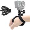 SMALLRIG Supporto da Polso per GoPro Hero 13/12/11/10/9 nero, per DJI Osmo Nano Action 6/5 Pro/4/3, per Insta360 X5/4/3/Ace Pro 2, per AKASO, con Base Adattatore a Sfera - 5723