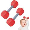 Liqzirtu Sonaglio Manubrio - 2 pezzi giocattolo esercizio | giocattolo palestra leggero, morditore sensoriale, sonaglio bambino, sviluppo neonato, nuovi genitori, regalo baby shower