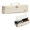 Veki Borsa Viaggio Impermeabile per Dyson Airstraight HT01 Piastra Capelli, Organizer Portatile Shark FlexStyle/Dyson Airwrap, Borsa per Asciugacapelli e Accessori Capelli (Beige, 40×10×10 cm)