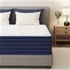 PurrJoys Materasso 160 x 200 cm, altezza 25 cm, nucleo a molle insacchettate H3 & H4, 7 zone, traspirante, certificato Oeko-TEX, per chi dorme sul fianco e schiena