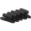 BESTonZON Accessorio per Violino e Viola 5 Pezzi Clip Blocca Archetto in Plastica Nera per Custodia, Supporto Sicuro e Protezione Durante Performance e Viaggio