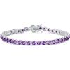 FANCIME Bracciale Tennis in Argento Sterling 925 Massiccio Regalo Zirconi Matrimonio Romantico Gioielli per Donna Ragazza Mamma Moglie Figlia Amica